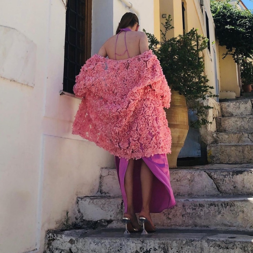 ZARA SATIN DRESS - Picture 4 of 15